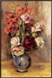 Buy Vase of Gladiolas and Roses at AllPosters.com