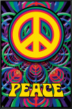 Peace Sign Lamina Framed Poster