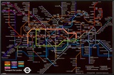 Buy London Underground (Black Map) at AllPosters.com