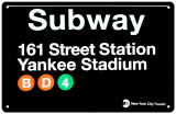 Subway 161 Street Station - Yankee Stadium (Tin)