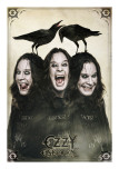 Concert Poster: Ozzy Ozborne Stretched Canvas Print