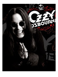 Concert Poster: Ozzy Ozborne Stretched Canvas Print