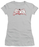 Juniors: Batman - Plaid Splat Logo T-Shirt