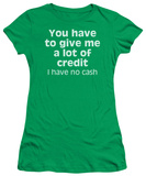 Juniors: A Lot of Credit