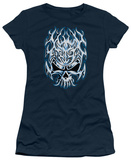 Juniors: Flaming Chrome Skull