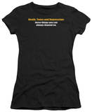 Juniors: Death, Taxes, & Depression T-Shirt