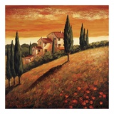 Sunset Over Tuscany I