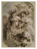 Buy Studies of Heads II at AllPosters.com