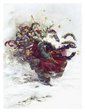 Buy Windswept Santa at AllPosters.com