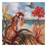 Buy Small Monkey on a Beach II at AllPosters.com