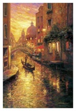 Gondola in Sunset, Venice