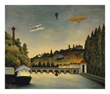 Buy View of the Bridge at Sevres and the Hills at Clam at AllPosters.com