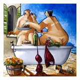 Couple Bathing