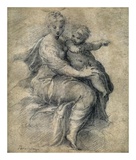 Buy Madonna and Child on the Clouds at AllPosters.com