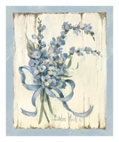 Summer Bouquet of Blues I Art Print