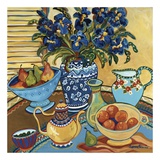 Buy Blue and White with Oranges at AllPosters.com