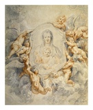 Buy Image of the Virgin Portrayed with Angels at AllPosters.com