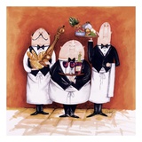Waiter Trio I Art Print
