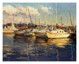 Boats On Glassy Harbor
