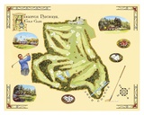 Golf Course Map, Augusta