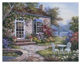 Spring Patio I Art Print