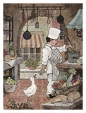 Chef with Goose