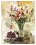 Buy Red Roses in Crystal Vase at AllPosters.com