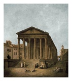 Buy Temple of Augustus in Nimes, 1783 at AllPosters.com