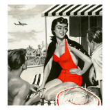 Red Hot Woman  - Saturday Evening Post 