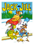 Fun on the Ice - Jack and Jill, January 1978 Giclee Print