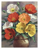 Autumn Poppies Art Print
