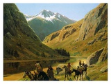 Buy Indian Maurauders In Party Fording Stream at AllPosters.com