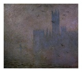 Buy Houses of Parliament, Seagulls, 1904 at AllPosters.com