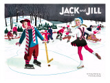 Skating Fun - Jack and Jill, February 1945