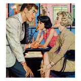 New Girl  - Saturday Evening Post "Men at the Top", August 8, 1959 pg.21,