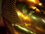 Bangkok, Thailand; the Reclining Buddha in Wat Pho
