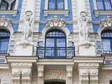 Latvia, Riga, Art Nouveau District, Strelnieku Iela Street, Stockholm School of Economics