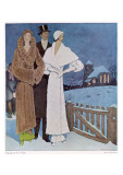 Art Deco Winter Evening