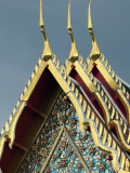Scene around the Wat Arun Temple in Bangkok Thailand
