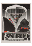 Art Deco Panhard Poster