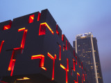Modern Architecture with Ritz-Carlton Hotel, Guangzhou, Guangdong Province, China