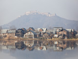The Fort Looks over Dal Lake at Srinagar, Kashmir, India