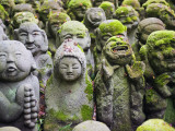 Asia, Japan; Kyoto, Sagano, Arashiyama, Otagi Nenbutsu Dera Temple, Stone Images