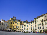 Piazza Del Anfiteatro Square, Amphitheatre, Lucca, Tuscany, Italy