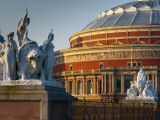 Uk, London, Royal Albert Hall and Albert Memorial
