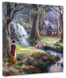 Snow White Discovers the Cottage (Wrapped Canvas)