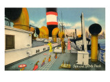 Buy Sun and Sports Deck of Ocean Liner at AllPosters.com