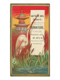 Pagoda, Heron and Frog