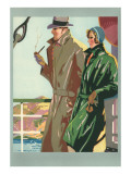 Couple on Ocean Liner
