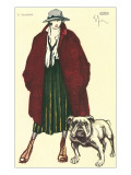 Early Grunge Look with English Bulldog